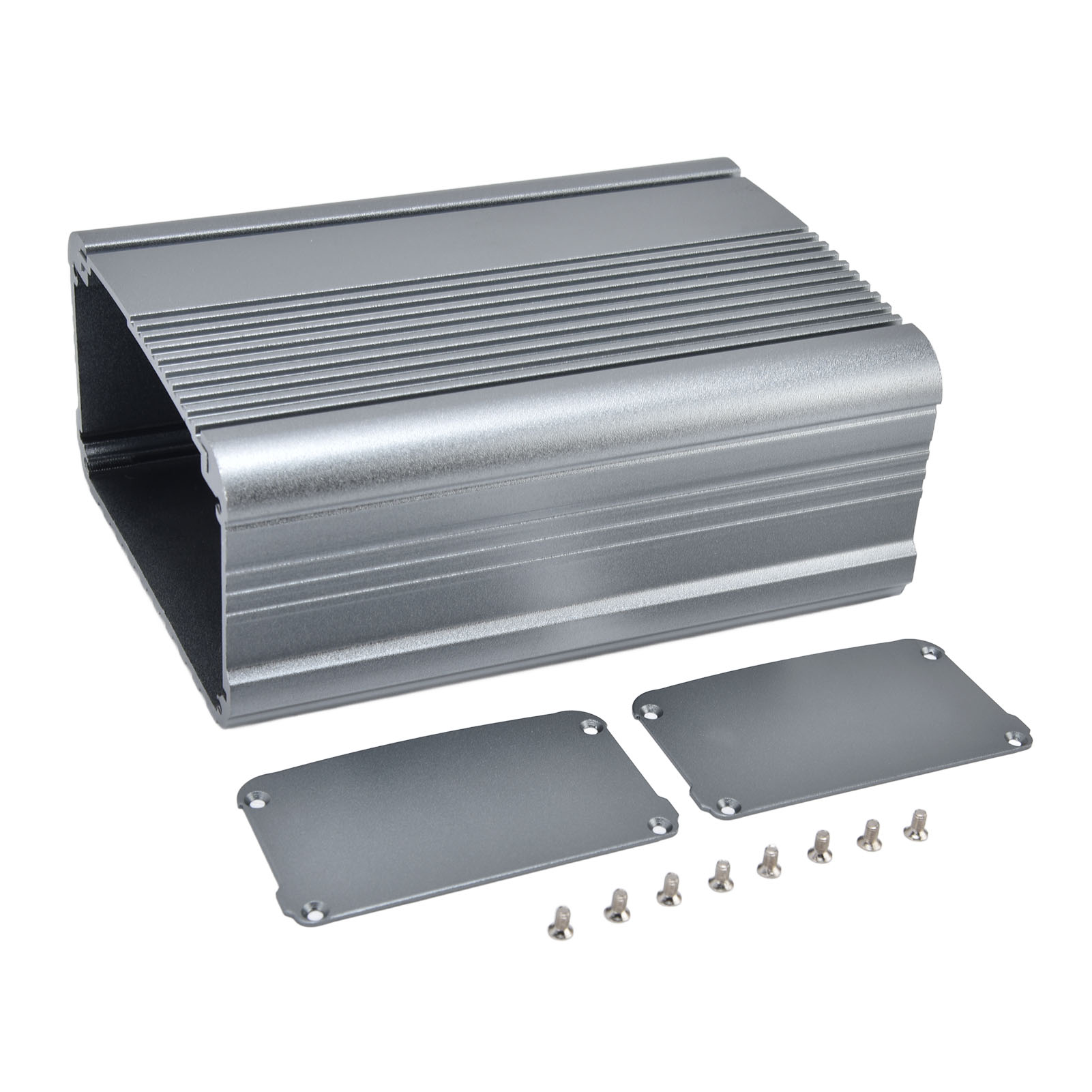 Elektronikgehäuse Aus Aluminiumlegierung, Geteiltes Aluminiumgehäuse, Gehäuse Für Projektinstrumente 55 X 95 X 130 Mm