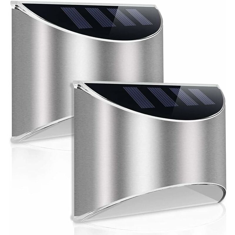 Kabellose, Solarbetriebene Led-lampen Für Den Außenbereich (2er-set).