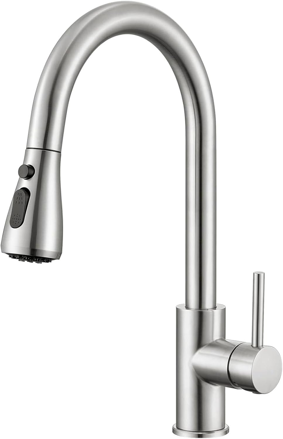 Ausziehbare Küchenarmatur – 1 Stück – Edelstahl – 360°-drehung – Standardspüle – Chrom