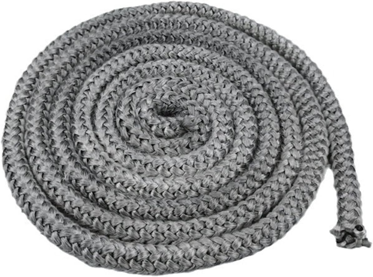 Geflochtene Dichtung – 1 Rolle – Glasfaser – Rauchdichtung – Holzofen Und Einsatz – 6 Mm X 4 M