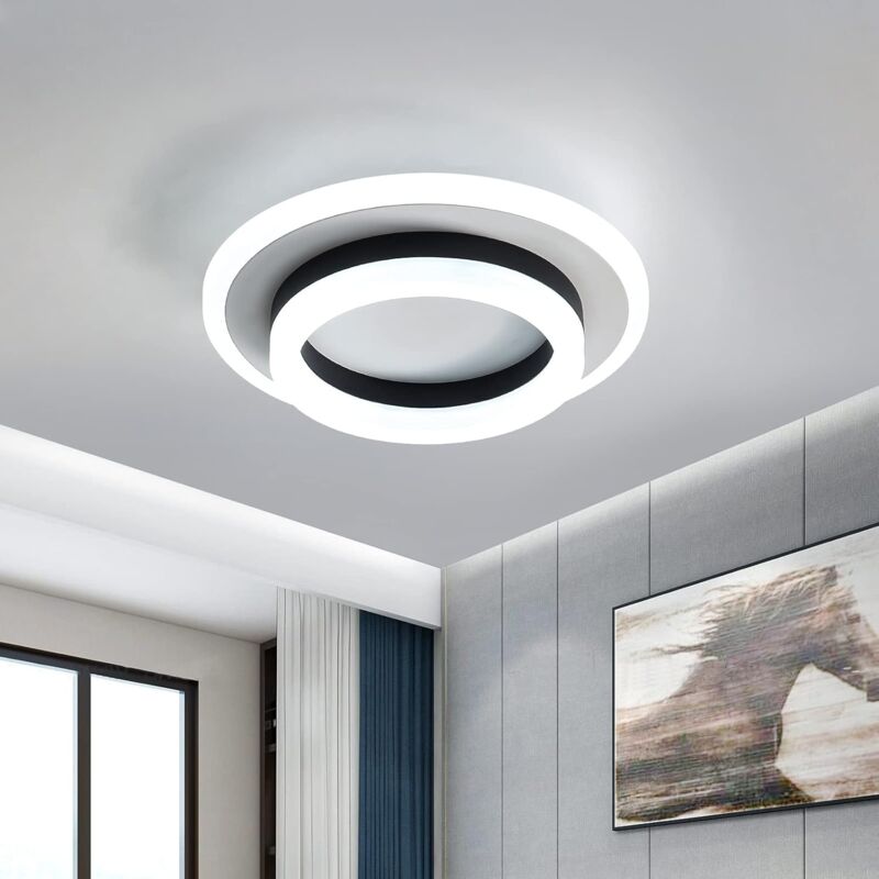 22w 2300 Lumen Led-deckenleuchte, Moderne Runde Leuchte 6500k, Geeignet Für Schlafzimmer Oder Wohnzimmer (20 Cm Durchmesser).