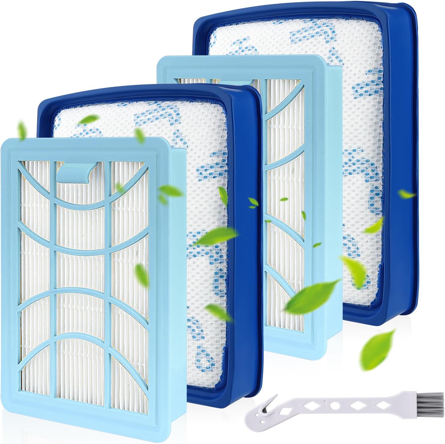 Staubsaugerfilter – 5er-pack – Waschbar, Synthetik – Hohe Filterleistung – Philips Powerpro Expert – Kompatibel Mit Fc97xx