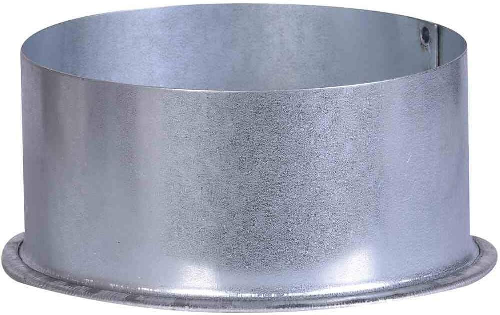 Rohrstopfen – 1 Stück – Aluminierter Stahl 0,6 Mm – Hitzebeständig Bis 400 °c – Für Ofenrohre – Ø 110 Mm