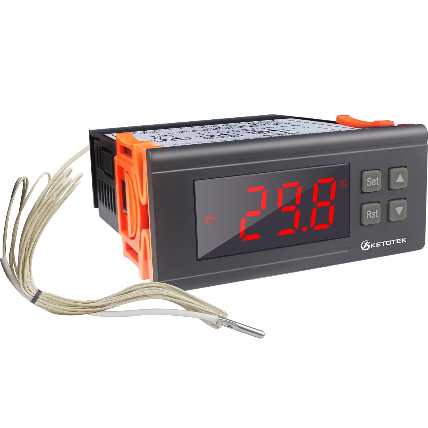 Temperaturregler – 1 Stück – Schwer Entflammbarer Kunststoff – 30 A, 220 V – Inkubator Und Gewächshaus – Bereich: -30 °c Bis 300 °c