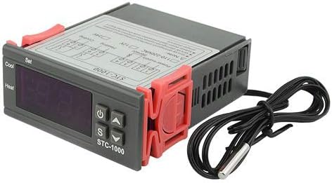 Thermostat Stc-1000 – 1 Stück – Abs – Temperaturregelung – Heizen/kühlen – 12 V Dc