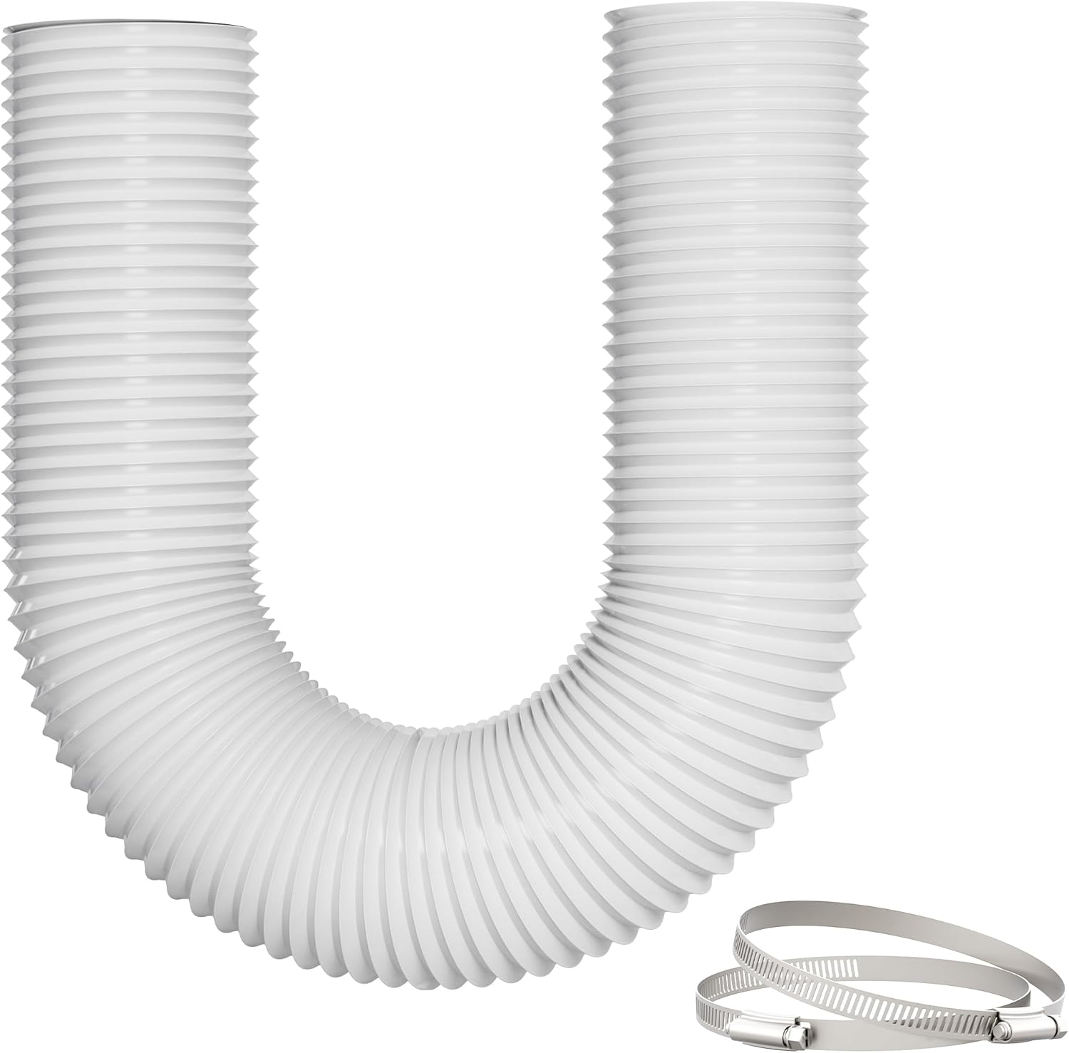 150-mm-lüftungsschlauch – 5 Meter – Pvc Und Aluminium – Flexibler Schlauch Für Wäschetrockner Und Klimaanlage
