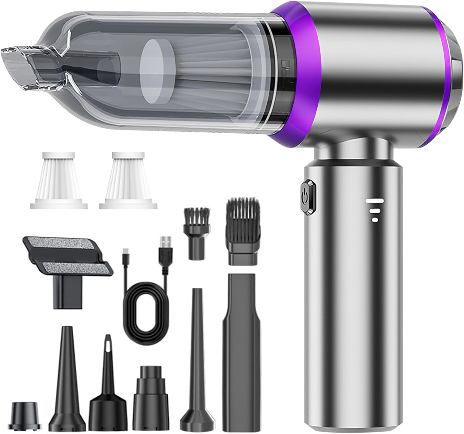 Akku-handstaubsauger – 4-in-1 – Bürstenloser Motor – 22000 Pa – Für Auto Und Haushalt