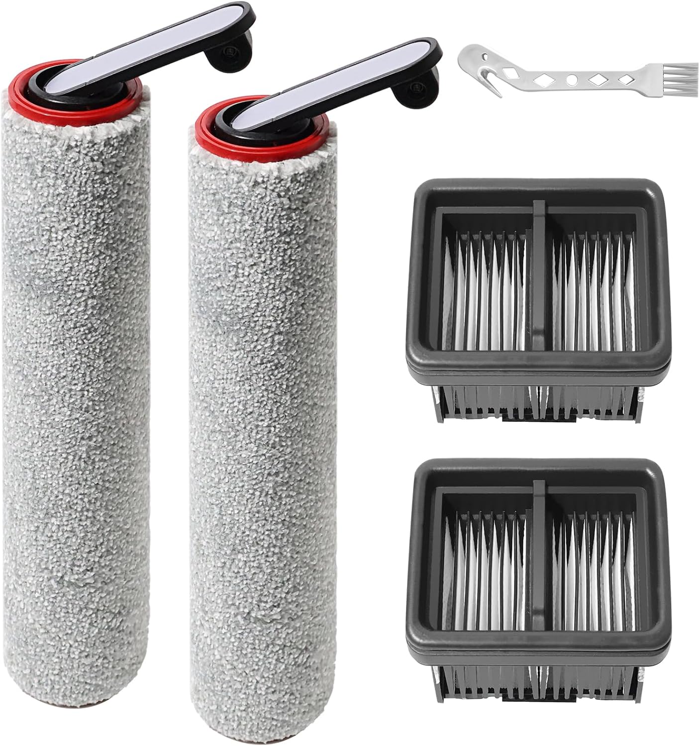 Bürstenwalze – 2 Stück – Mikrofaser – Für Mova M10 Dreame – Staubsauger Wasser Staub