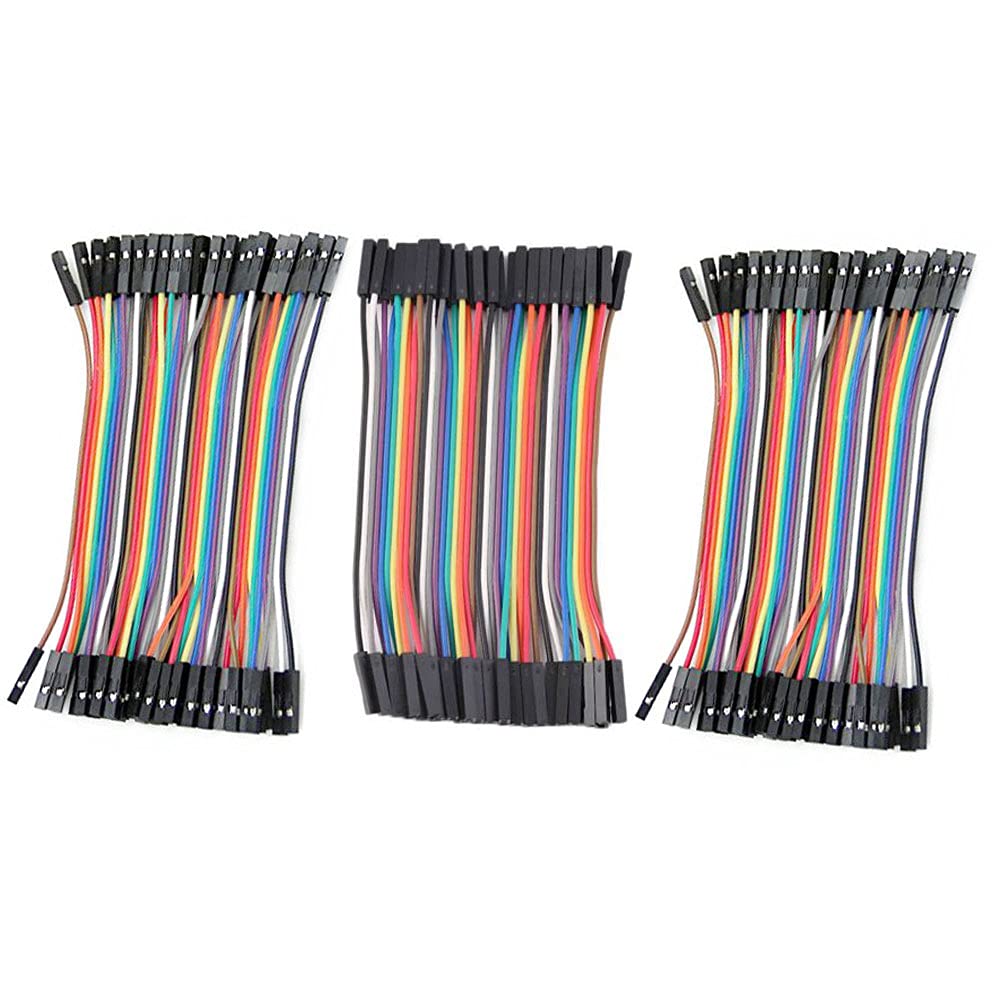 Jumperkabel (buchse Auf Buchse) – 40 Stück – 10 Cm – Für Arduino-steckbrett – 2,54 Mm Rastermaß