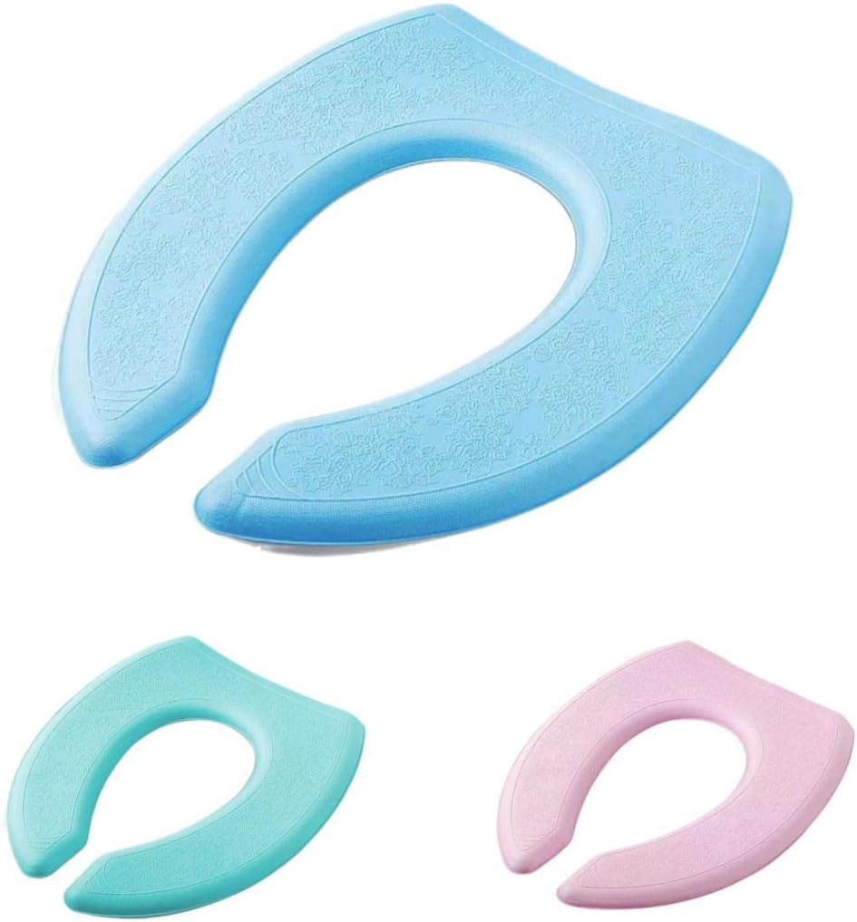 Wc-sitzbezug – 3er-set – Weiches Eva – Wasserdicht Und Waschbar – Für O- Und Eckige Wcs – 41 X 36 Cm
