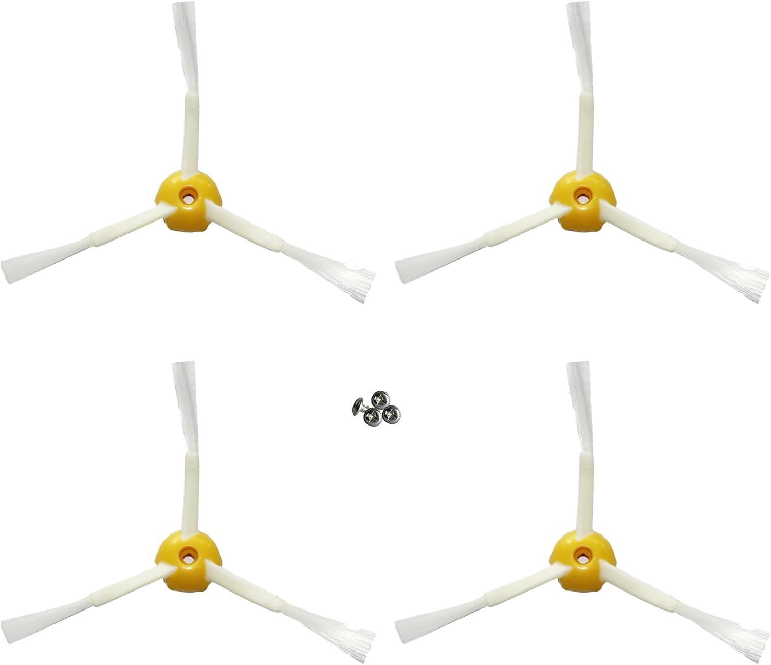 Seitenbürste – 4er-pack – Nylon – Eckenreinigung – Kompatibel Mit Roomba 500, 600 Und 700 Serie