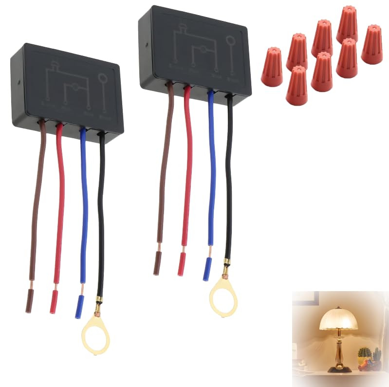 Berührungsschalter – 2er-pack – 4-wege-dimmer – Für Tisch- Und Wandleuchten – 250 V