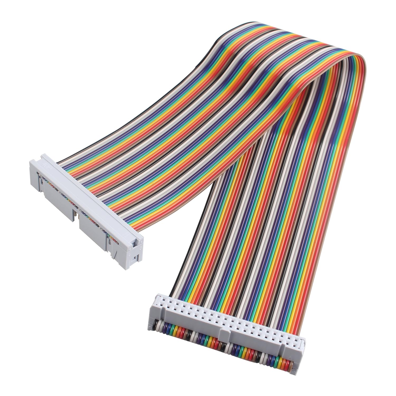 40-poliges Gpio-kabel – 1 Stück – Flaches Regenbogenkabel – Flexibles Kupferkabel – Raspberry Pi 5, 4b, 3b+ – 30 Cm