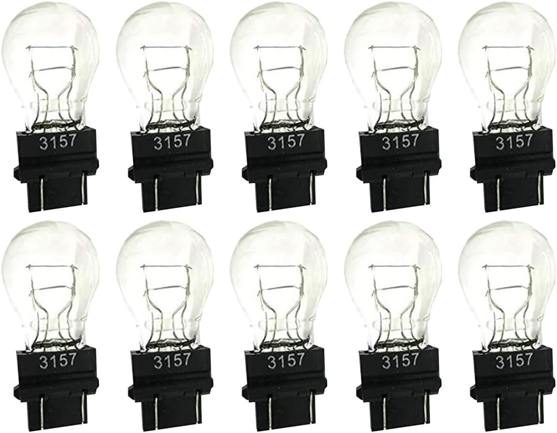 Halogenlampe – 10er-pack – Glas – 12 V 27/7 W – Auto/motorrad – T25 P27/7w 3157