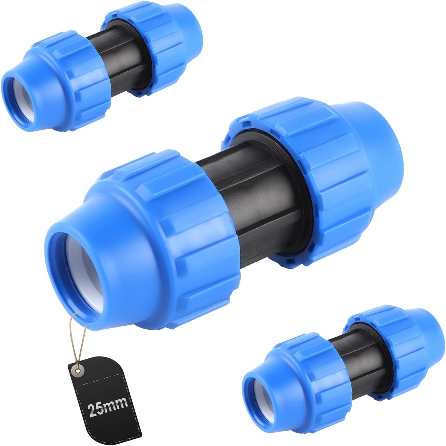Pe-fitting – 3er-pack – Polypropylen – 25 Mm – Bewässerung