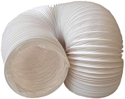 Abluftschlauch – 1 Stück – Flexibles Pvc – Durchmesser 150 Mm, Länge 5 M – Für Klimaanlagen, Wäschetrockner Und Dunstabzugshauben