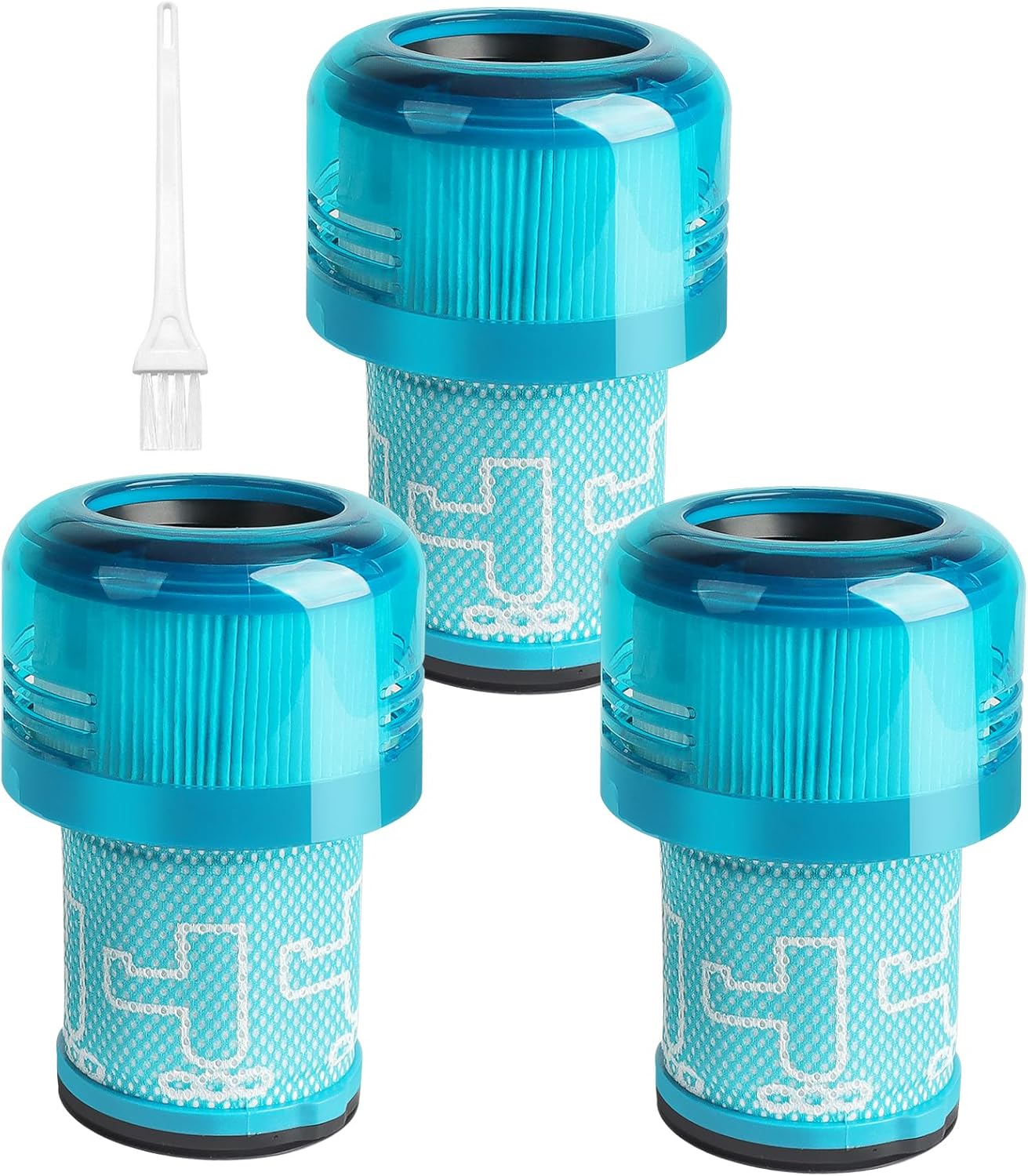 Hepa-filter – 3er-pack – Kompatibel Mit Dyson V12 – Waschbar Und Wiederverwendbar – Für Akku-staubsauger – Ersatzteil 971517-01