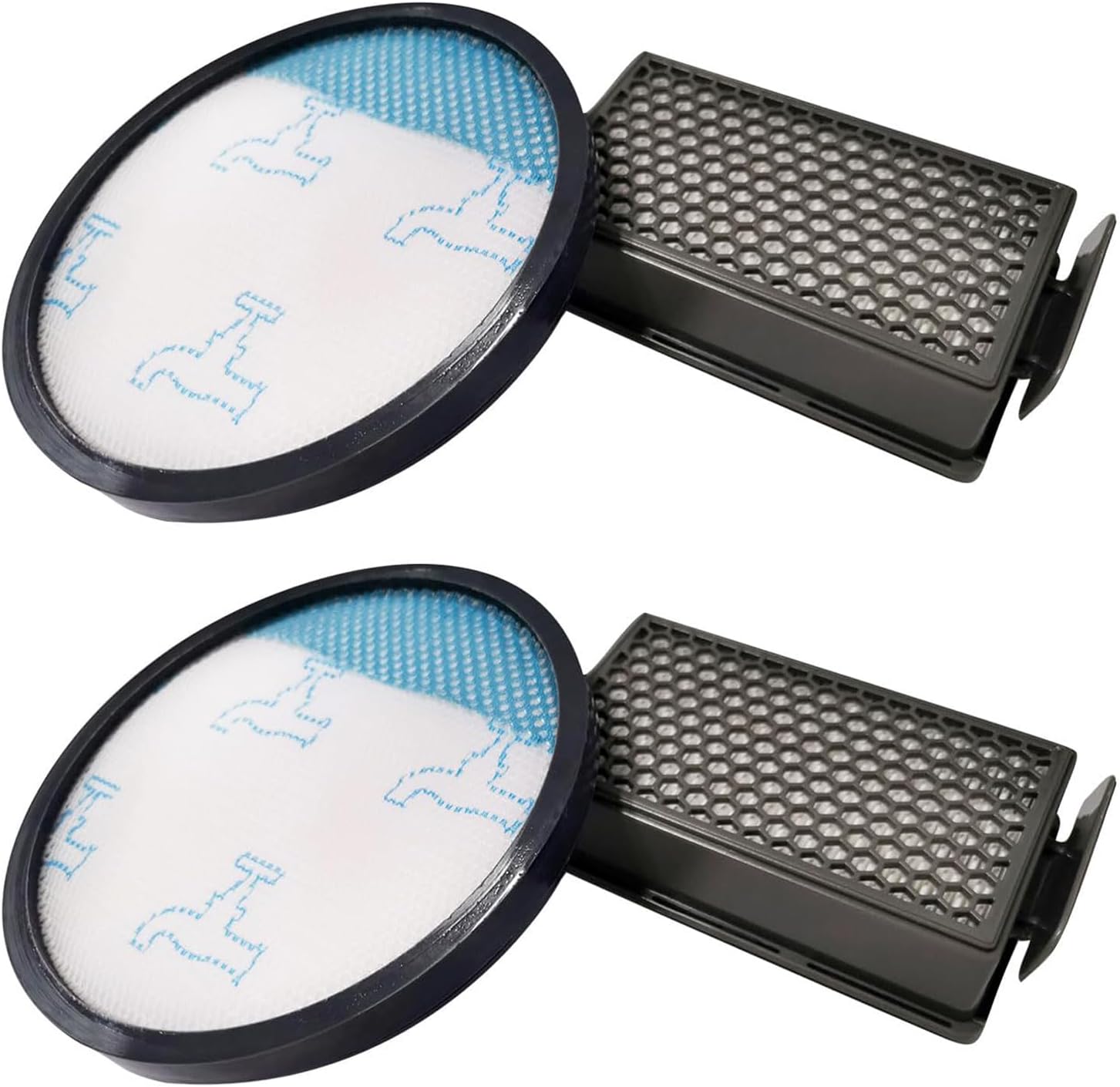 Filter - 2 Stück - Synthetisch - Hohe Effizienz - Rowenta Compact Power Xxl - Kompatibel Mit Zr780000