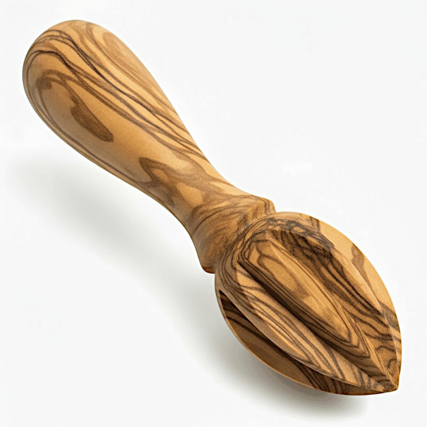 Zitruspresse – 1 Stück – Olivenholz – Manuell Und Ergonomisch – Für Den Täglichen Gebrauch – 15 Cm