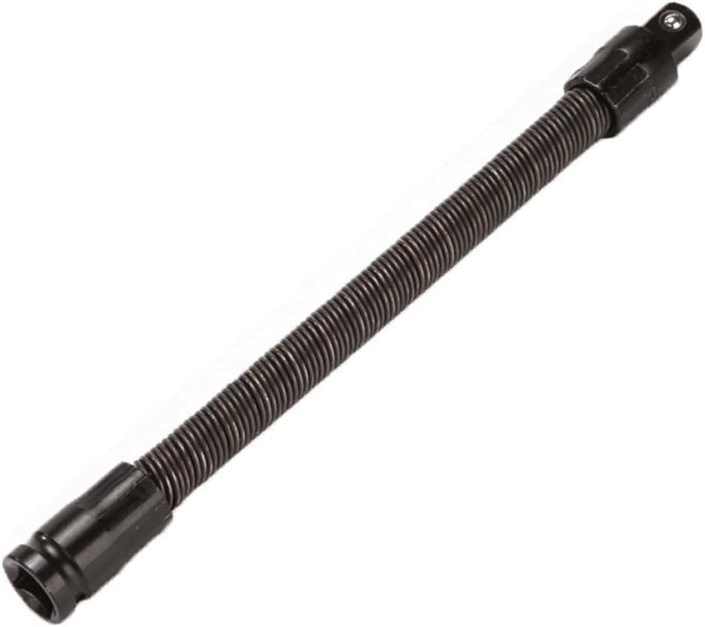 Flexible 1/2-zoll-verlängerung – 35 Cm – Verchromtes Metall – Universalverlängerung – Für Schlagschrauber Und Bohrmaschinen