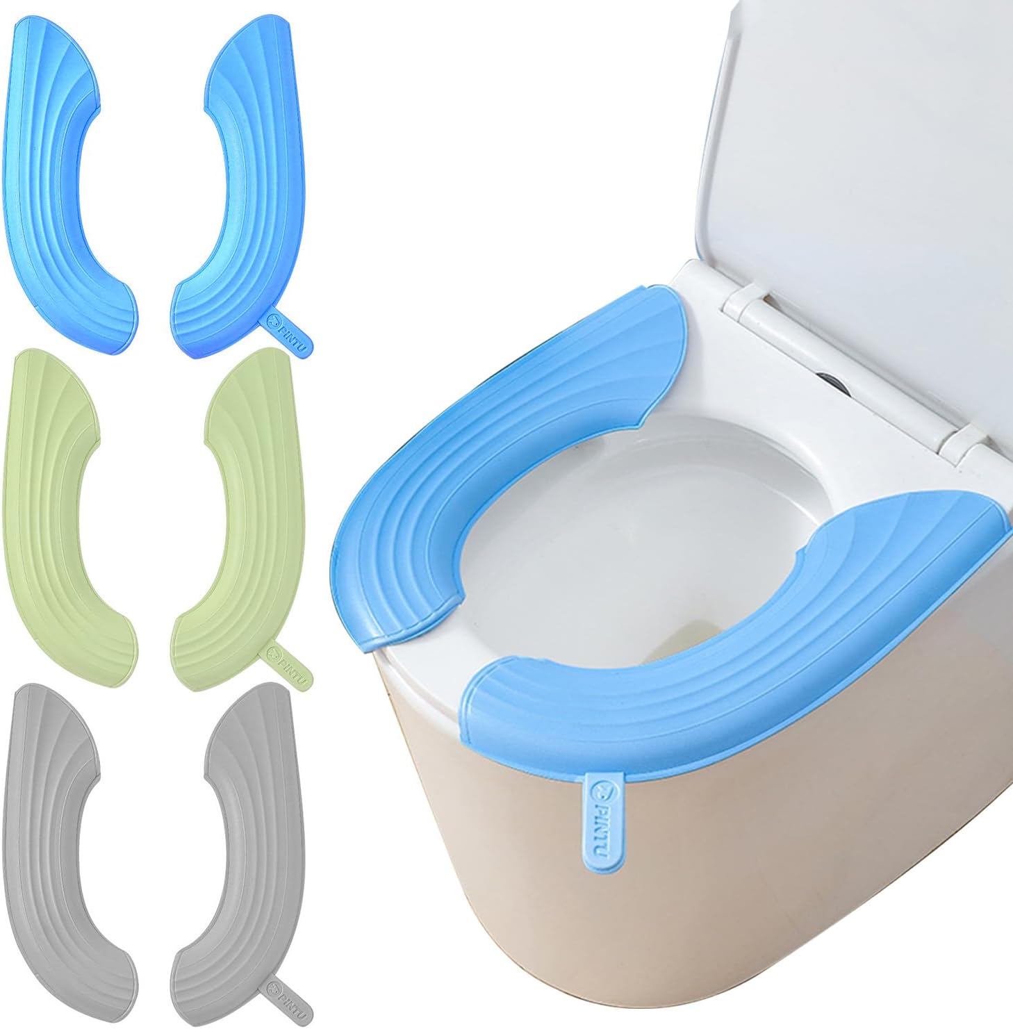 Wc-sitzkissen – 3er-set – Wasserdichtes Eva – Weich Und Wiederverwendbar – Für Das Badezimmer Zu Hause – Universalgröße