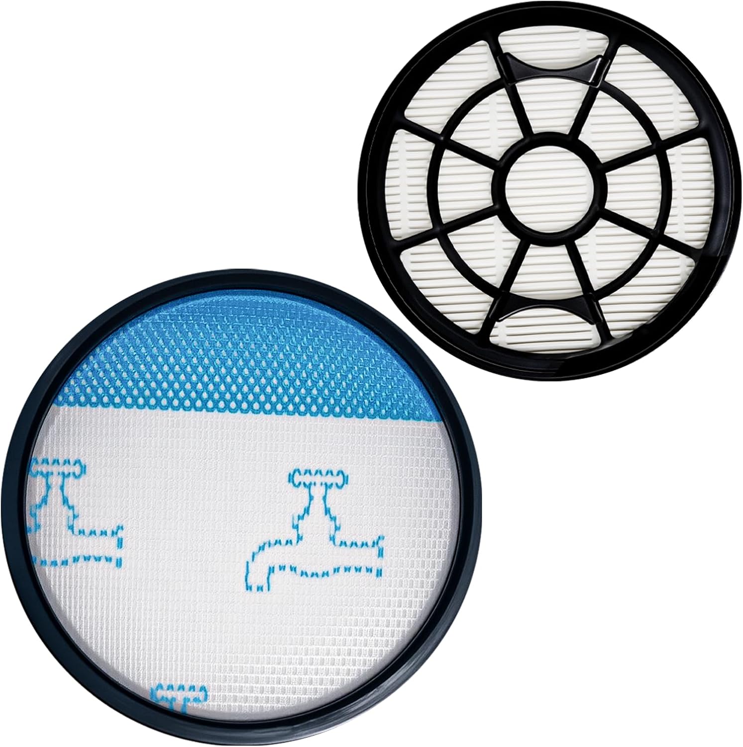 Hepa-filter – 2er-pack – Schaumstoff Und Fasern – Waschbar Und Wiederverwendbar – Für Rowenta Swift Power Cyclonic Ro29xx – Ersatzteil Zr904301