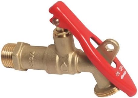 Abschließbarer Zapfhahn – 1 Stück – Messing – Anschluss 15/21 X 20/27 – Wassersicherheit – Für Regenwasserspeicher
