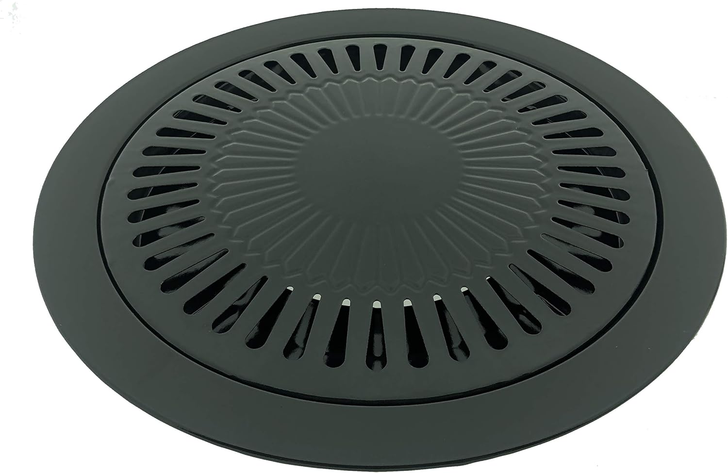 Kochrost – 3-teilig – Antihaftbeschichtetes Metall – Abnehmbarer Griff – Für Camping-gaskocher – 32 Cm