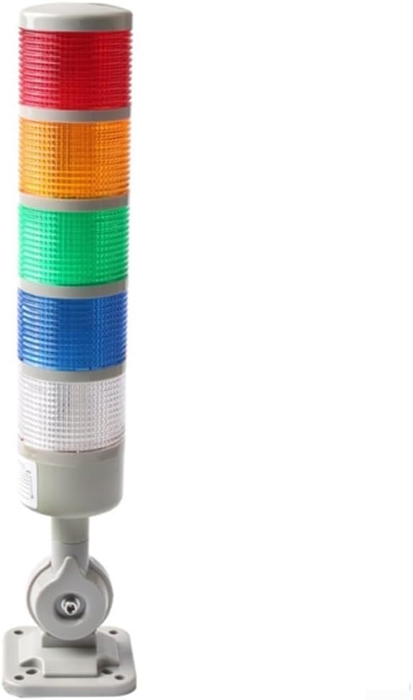 Warnturmleuchte – 5 Stufen – Abs – Integrierter Summer – Cnc-industrie – 12–24 V