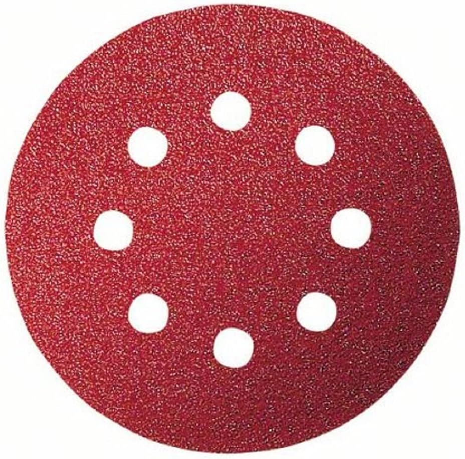 Schleifscheiben – 5er-pack – Körnung 60 – Durchmesser 125 Mm – 8 Löcher – Für Exzenterschleifer