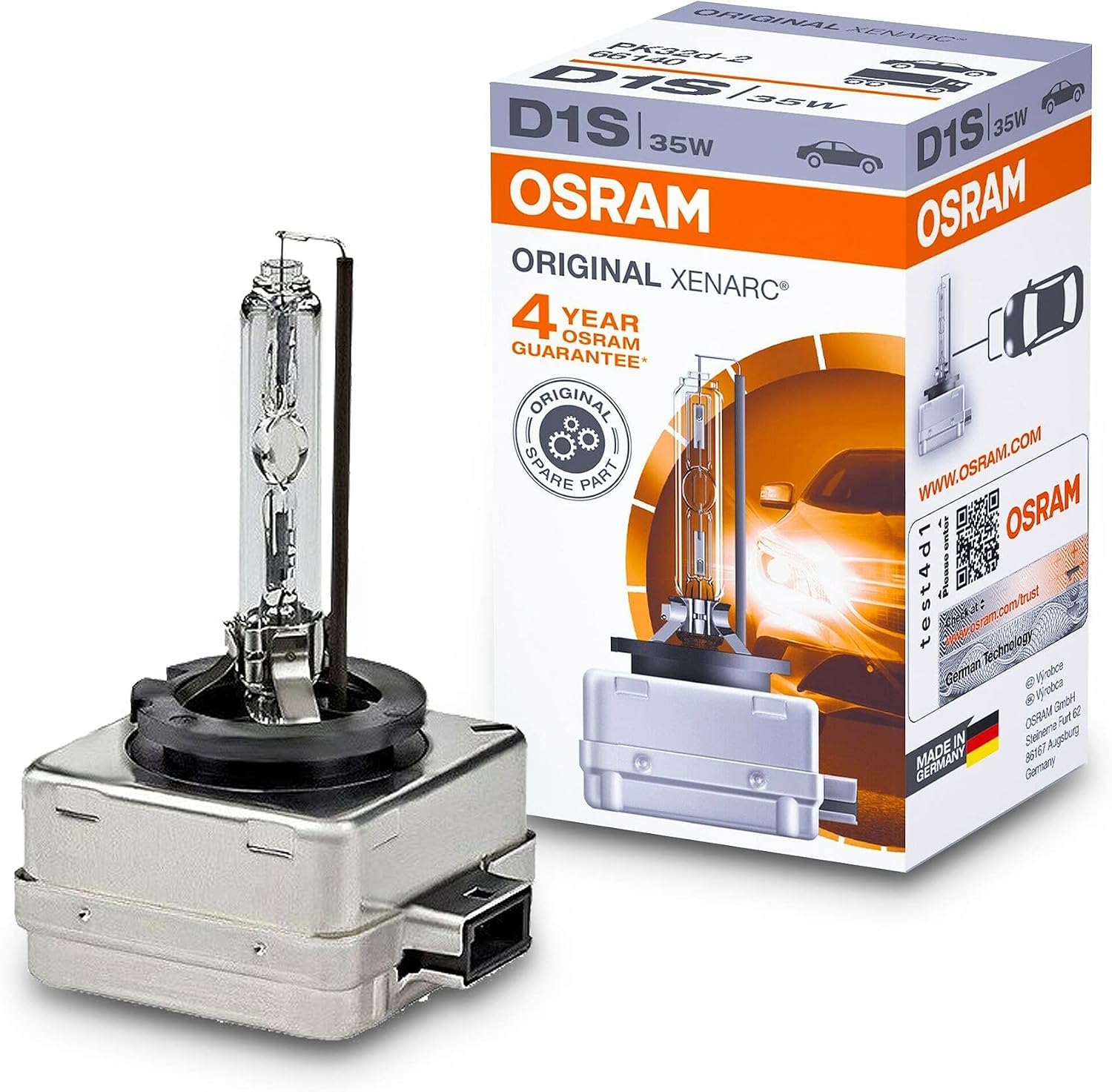 D1s Xenon 85v 35w High White 4100k Lampe Für Scheinwerfer - Sicheres Fahren