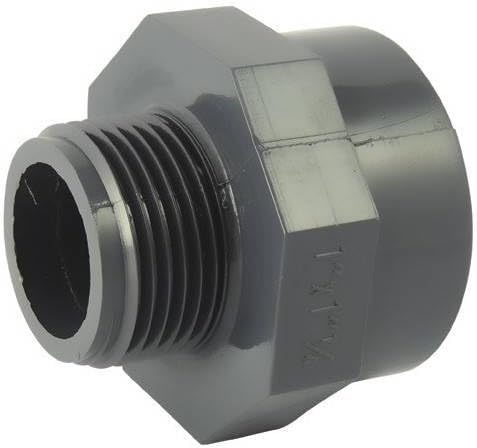 Pvc-reduzierstück (innen-/außengewinde) 1" X 3/4" Für Sanitär- Und Gartenarbeiten