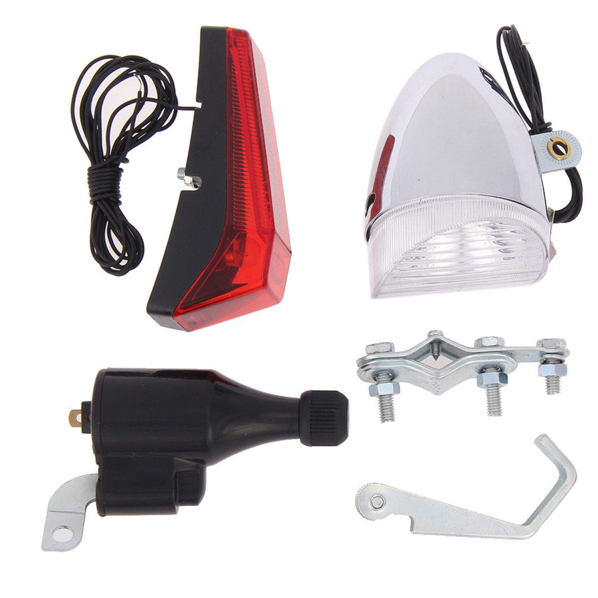 Jeu De Lumières Pour Vélo/vélo Sans Batterie Scheinwerfer Mit Dynamo Erhöhte Sicherheit