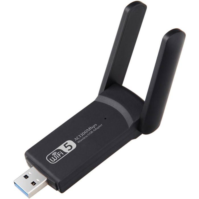 1 Wlan-usb-ac1300-schlüssel, Doppelband 2,4 G/5 Ghz, Externe Antennen, Usb 3.0-anschluss, Für Windows/mac