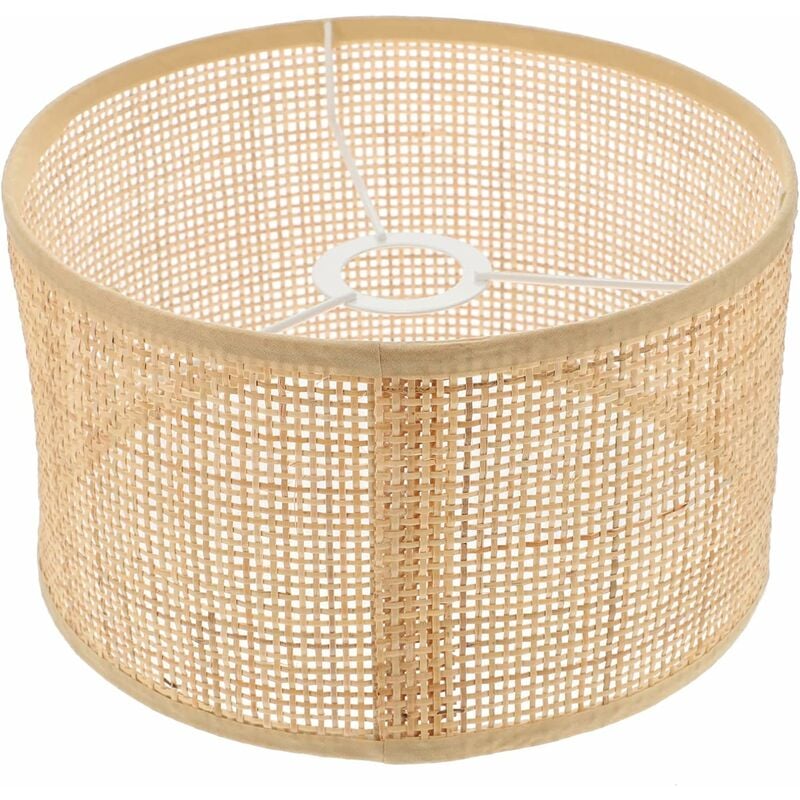 En Osier Abat- Jour En Rotin Lustre Abat- Jour Tissé Plafonnier Couvre Clip Sur Ampoule Abat- Jour Pour Table Mur Plafond De' Étage Lampe