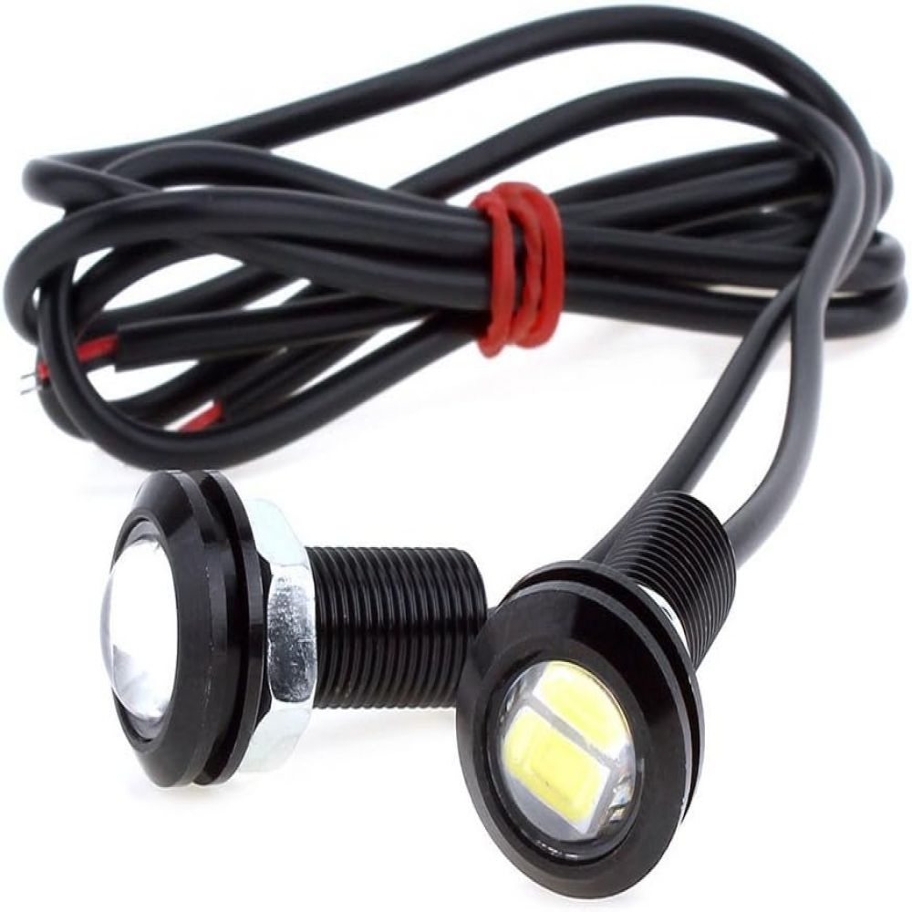 4er-pack 18-mm-led-lampen Für Tagfahrlicht Und Rückfahrscheinwerfer, 12 V