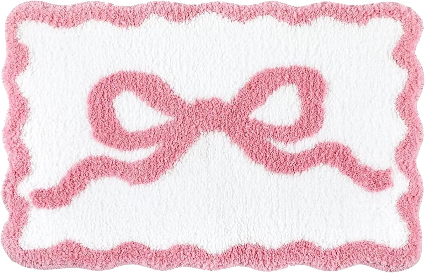 Badematte – 1 Stück – Mikrofaser – Saugfähig Und Rutschfest – Für Bad Und Küche – Rosa 40 X 60 Cm