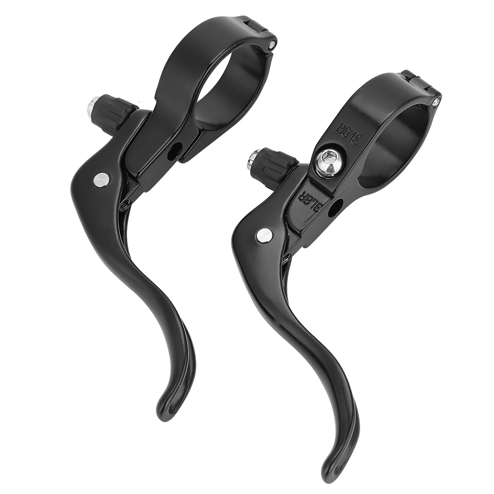 1 Paar Leichte Rennrad-bremshebel Aus Aluminiumlegierung, 31,8 Mm (schwarz)