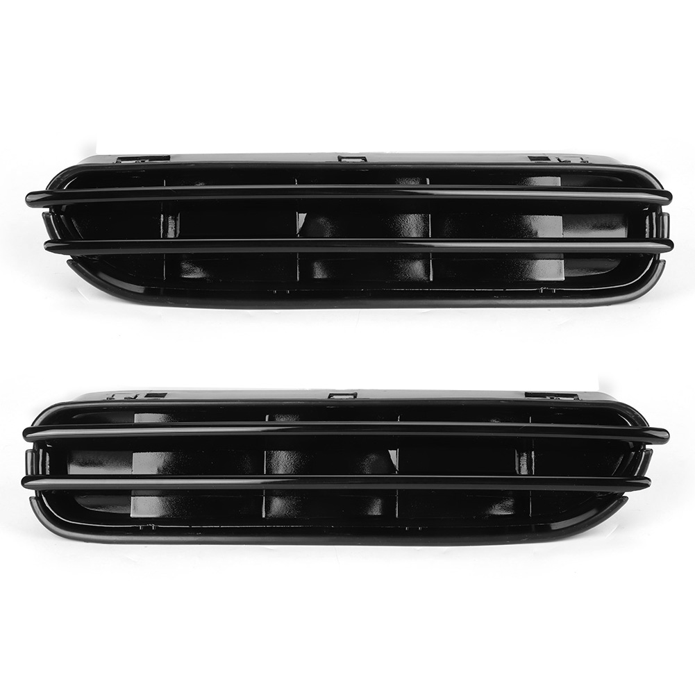 2 Ersatz-lüftungsgitter In Glänzendem Schwarz Für Die Seitlichen Lüftungsschlitze Des Bmw E60 E61 M5 (2006–2010)