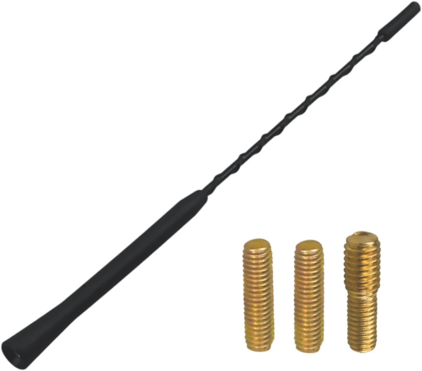 23 Cm Autodachantenne – Universal Am/fm/dab – Stahl Und Gummi – M4/m5/m6-gewinde