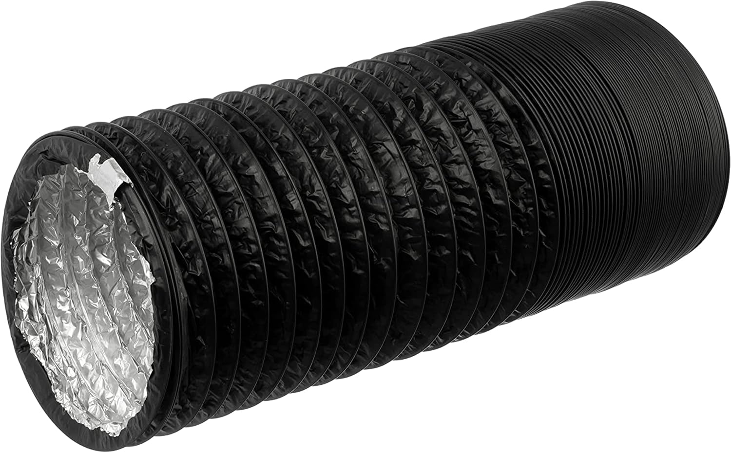 Lüftungsschlauch – 1 Stück – Pvc Und Aluminium – Durchmesser 200 Mm, Länge 3 M – Für Klimaanlagen Und Abluftventilatoren – Schwarz