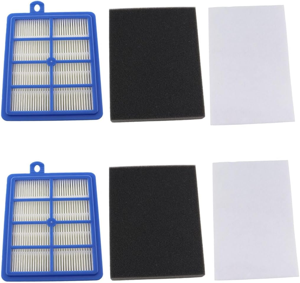 2er-pack 3-in-1-filter Für Aeg Lx7, Lx8, Philips Fc9150 Und Electrolux Supercyclone Staubsauger – Schwarz