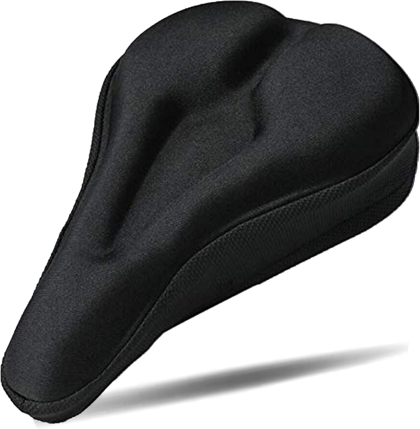 Fahrradsattelbezug – 1 Stück – Memory-schaum – Ergonomisch, Rutschfest – Mountainbike, Rennrad, E-bike – 28 X 18 Cm, Schwarz