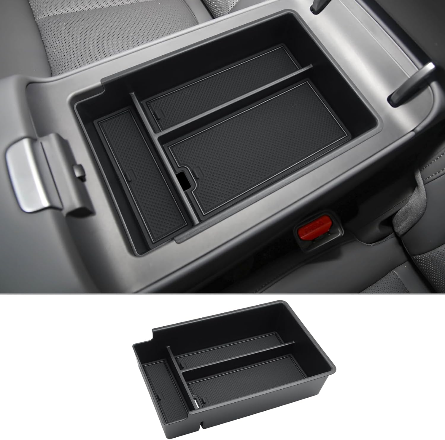 Aufbewahrungsbox – 1 Stück – Abs-kunststoff – Armlehnen-organizer – Kompatibel Mit Xpeng G6 2023–2025 – Schwarz
