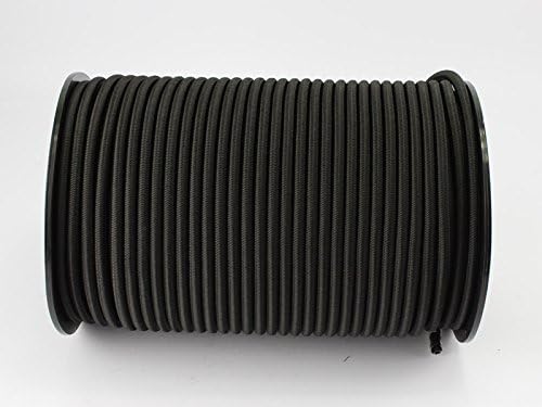 Elastisches Seil – 30 M – Schwarz – 8 Mm – Wetterfest – Campingboot
