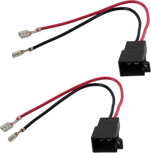 Autolautsprecheradapter – 2 Stück – Universeller Din-anschluss – Lötfreie Installation – Kompatibel Mit Opel, Renault Und Peugeot