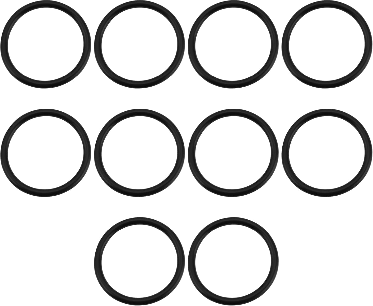 O-ring-verschraubungen – 10er-pack – Strapazierfähiges Gummi – Perfekte Abdichtung Für 32-mm-schläuche – Für Poolfilterpumpen – Abmessungen: 25 X 30,3 X 2,65 Mm