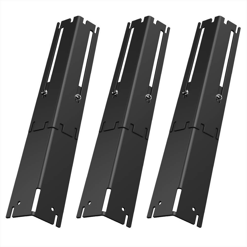 Set Mit 3 Verstellbaren Grillplatten – Emaillierter Stahl – Brennerschutz Und Gleichmäßige Hitzeverteilung – Für Alle Gasgrills – 30,5 Cm Bis 53,3 Cm