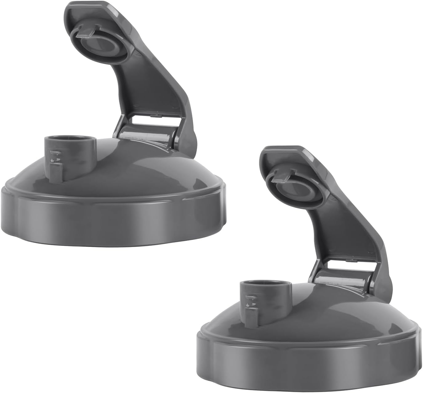 Schwarze Ersatzdeckel Für Standmixer, Kompatibel Mit 600-w- Und 900-w-modellen, Bpa-freier Kunststoff, Auslaufsicher Mit Ausgießer, Ideal Für Smoothies Und Mixen Unterwegs, 2er-pack