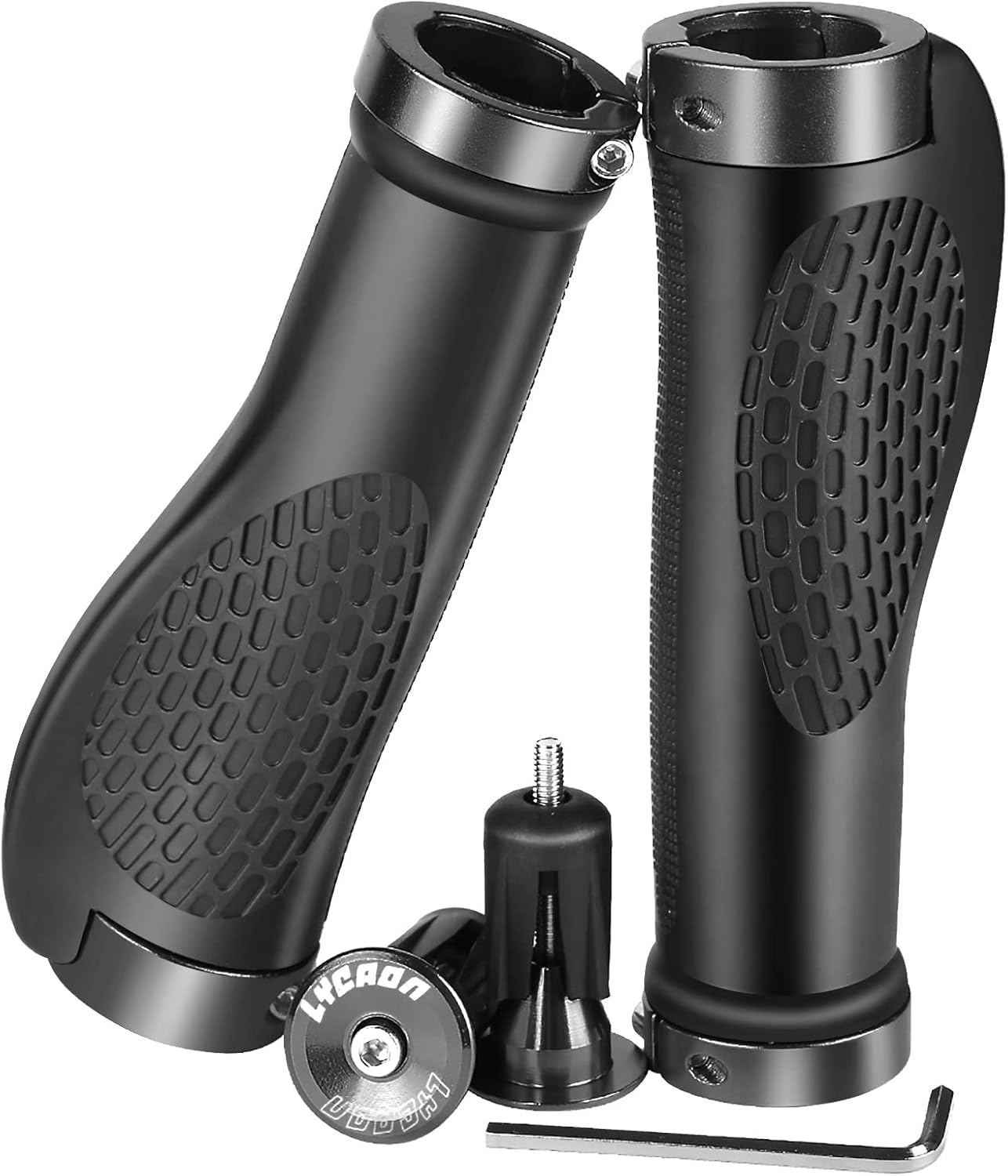 Ergonomische Fahrradgriffe – 2 Stück – Aluminium Und Tpr – Rutschfest – Für Urban Bmx- Und Mountainbikes – 130 Mm